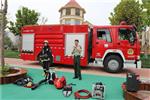 淄博市实验幼儿园开展“消防车进校园”安全教育活动
